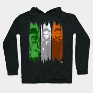 Group Shot Irish Superstars Ireland Flag Panels Hoodie